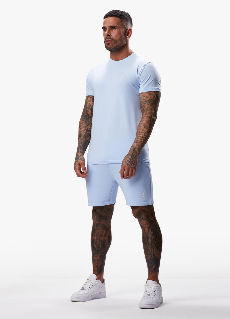 Gym King Fundamental Fleece Short - Cloud Blue