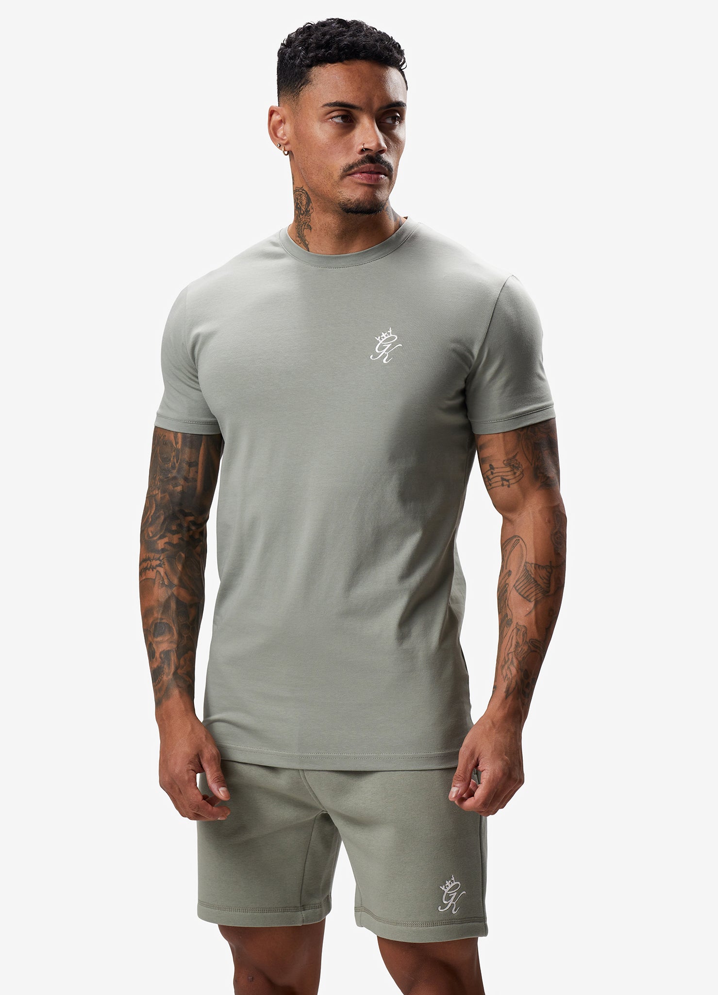 Gym King Fundamental Tee - Soft Khaki