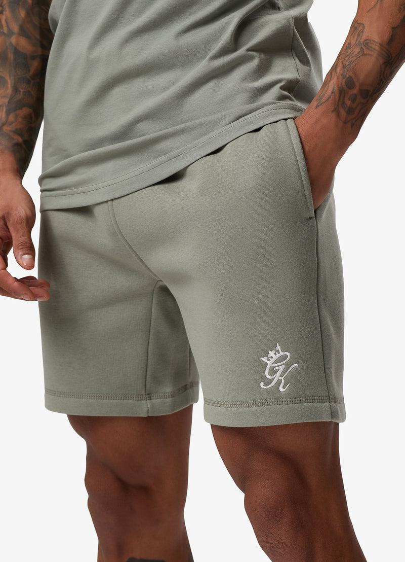 Gym King Fundamental Fleece Short - Soft Khaki