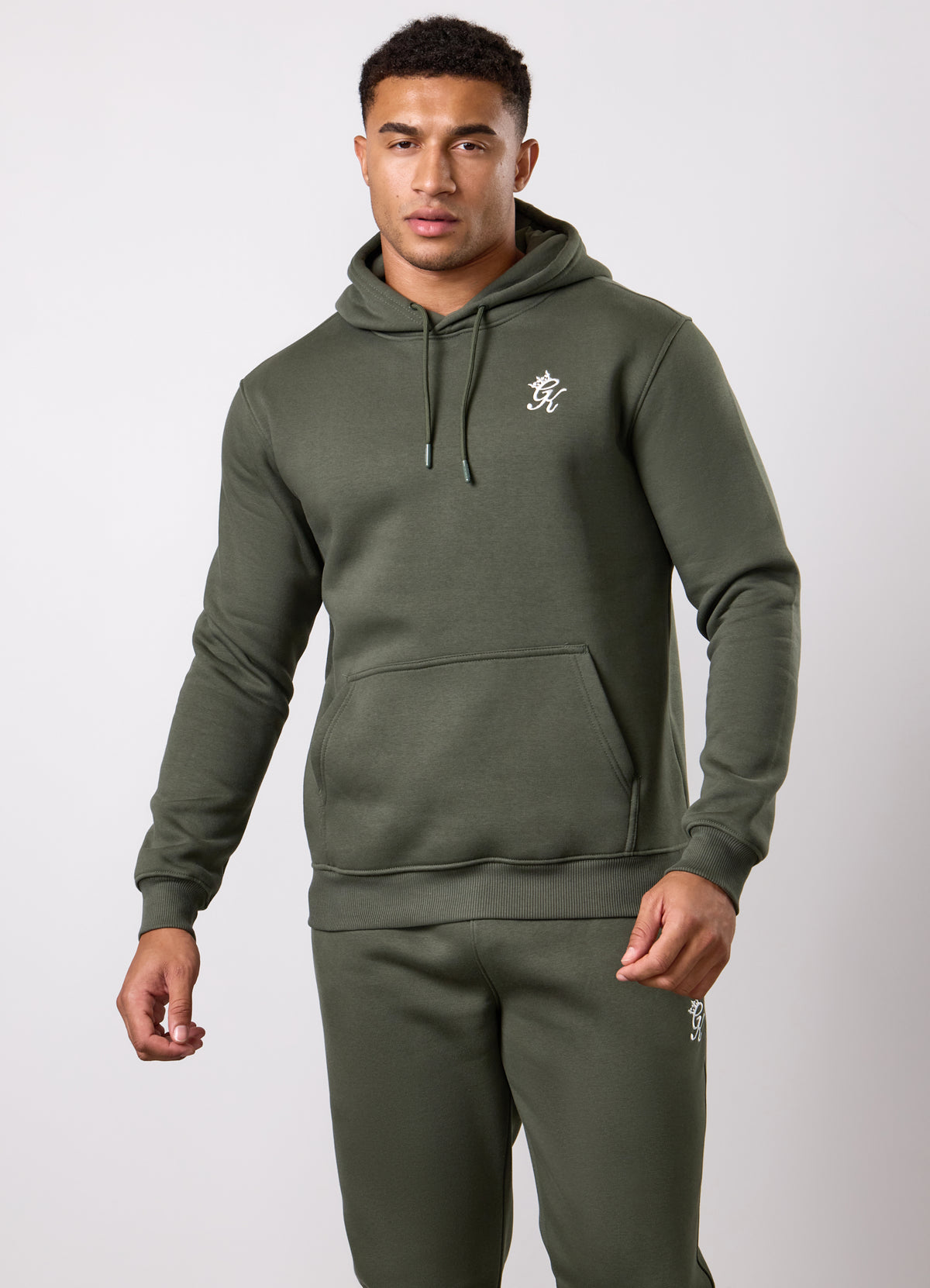 Gym King Fundamental Fleece Hoodie - Warm Khaki