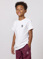 Gym King T-Shirt „ Fundamental “ für ältere Kinder – Weiß (Vorschaubild)