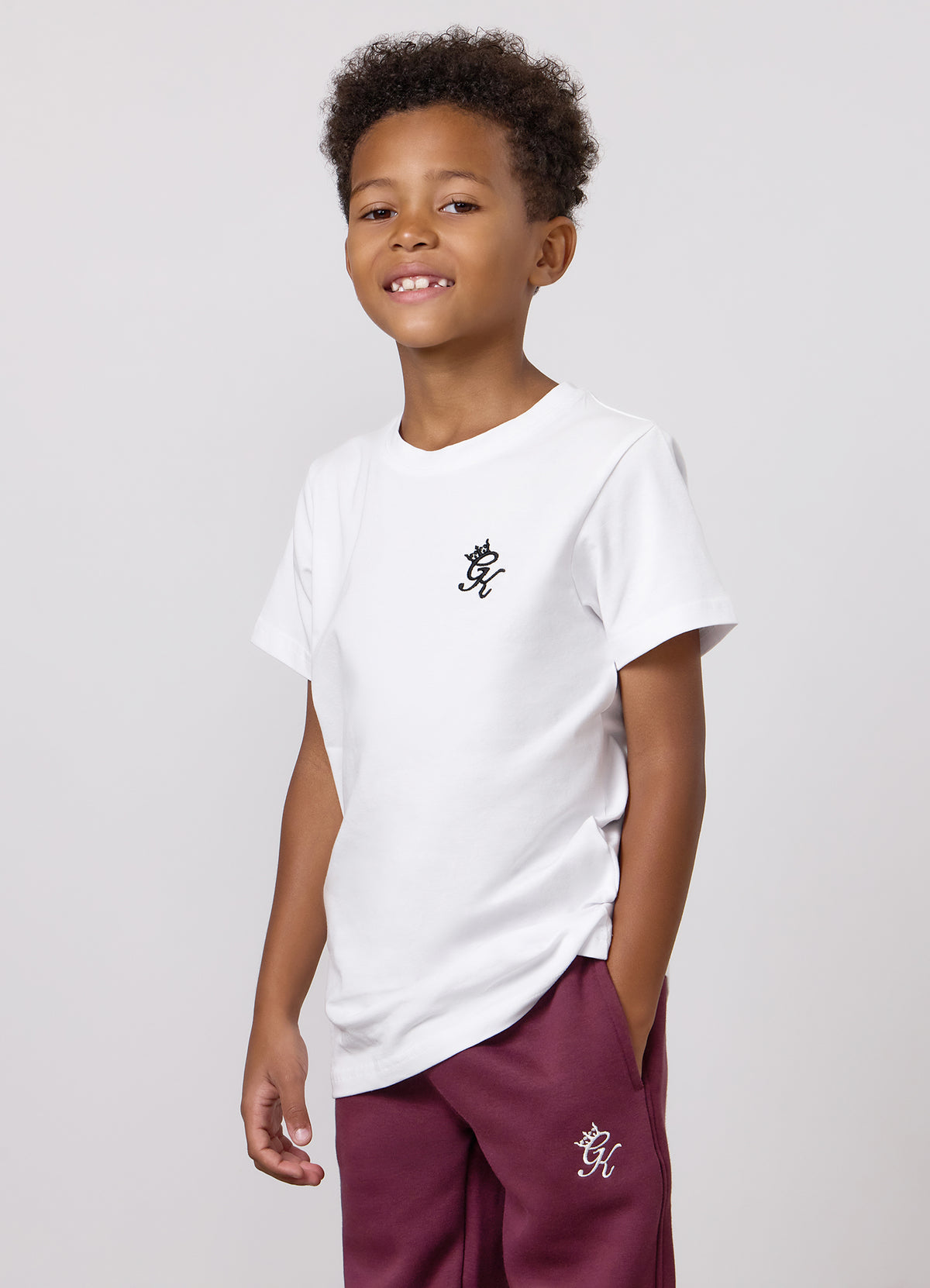 Gym King Older Kids Fundamental T-Shirt - White