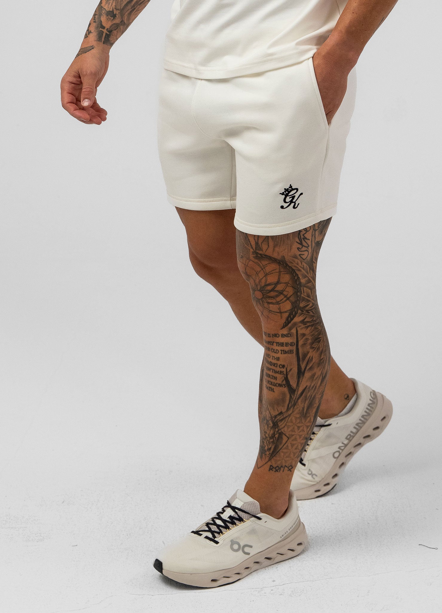 Gym King Fundamental Fleece Short in Black– Men's Slim Fit Shorts