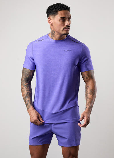 Gym King Fusion Hybrid Tee - Grape