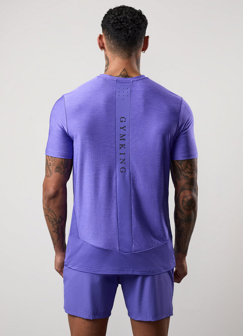 Gym King Fusion Hybrid Tee - Grape