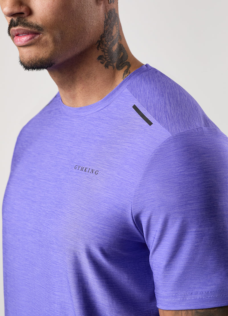 Gym King Fusion Hybrid Tee - Grape