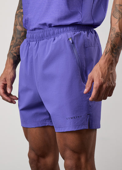 Gym King Fusion Hybrid 5" Short - Grape