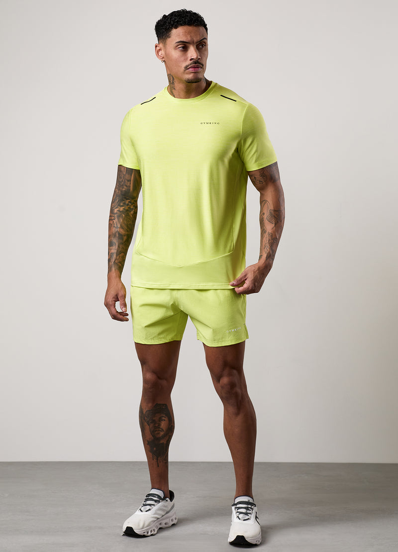 Gym King Fusion Hybrid Tee - Sherbet Lime