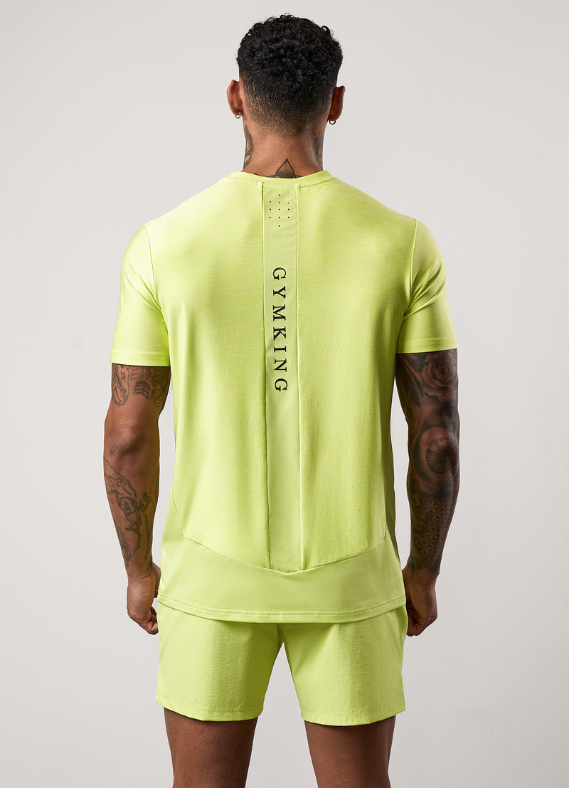 Gym King Fusion Hybrid Tee - Sherbet Lime