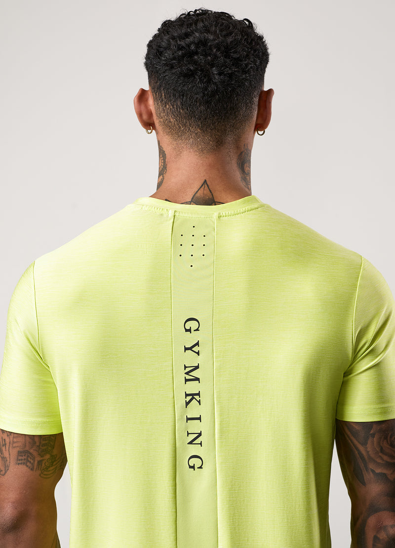 Gym King Fusion Hybrid Tee - Sherbet Lime