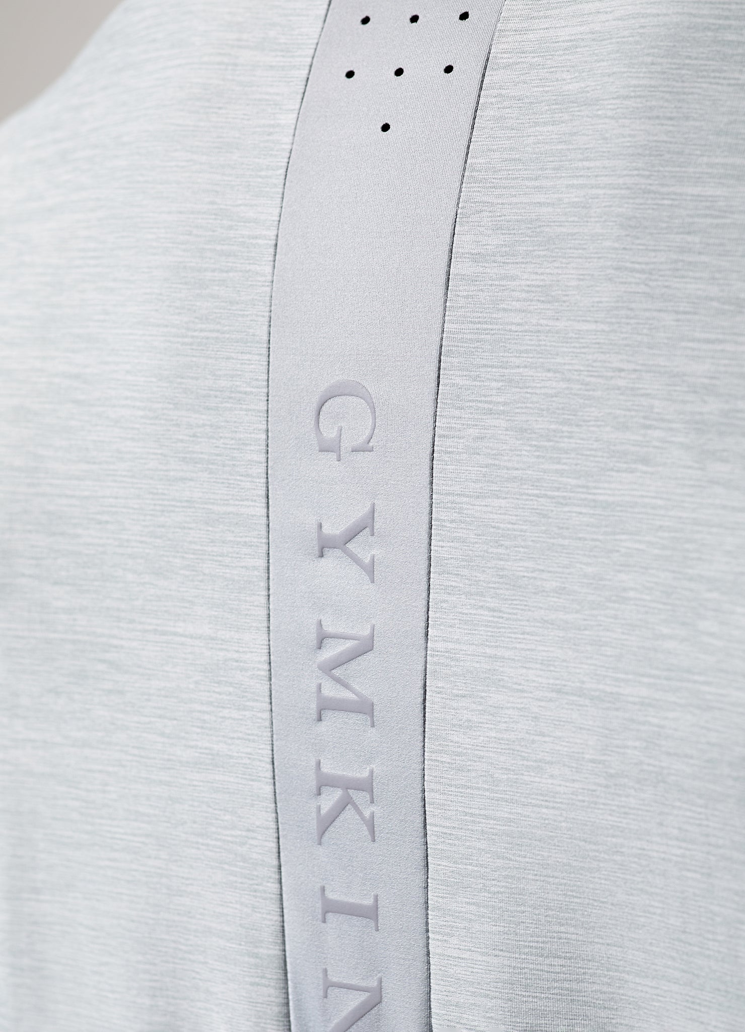 Gym King Fusion Hybrid Tee - Silver Grey