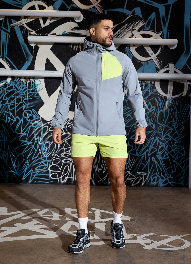 Gym King Fusion Hybrid 5" Short - Sherbet Lime