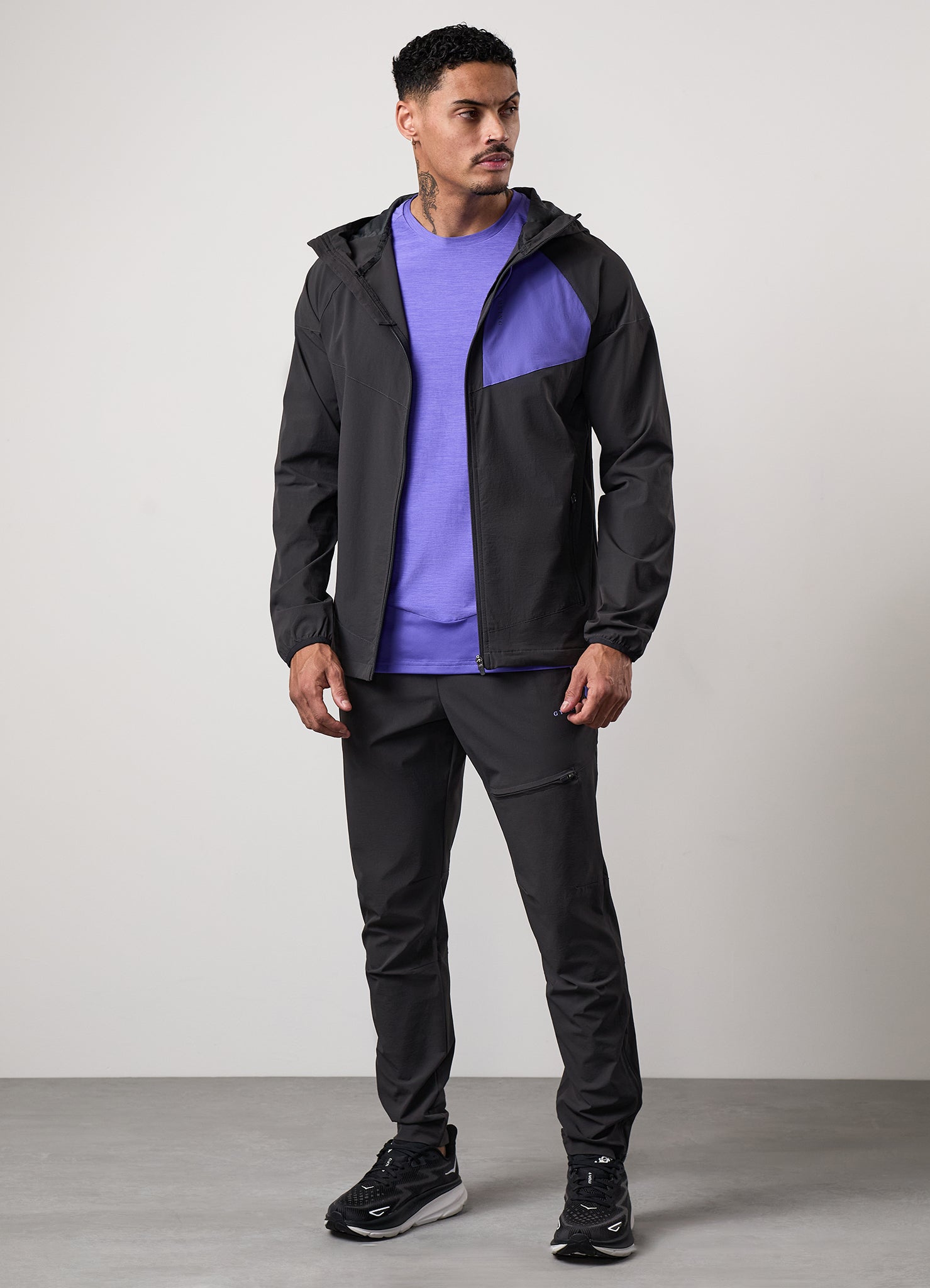 Gym King Fusion Tracksuit - Dark Pewter