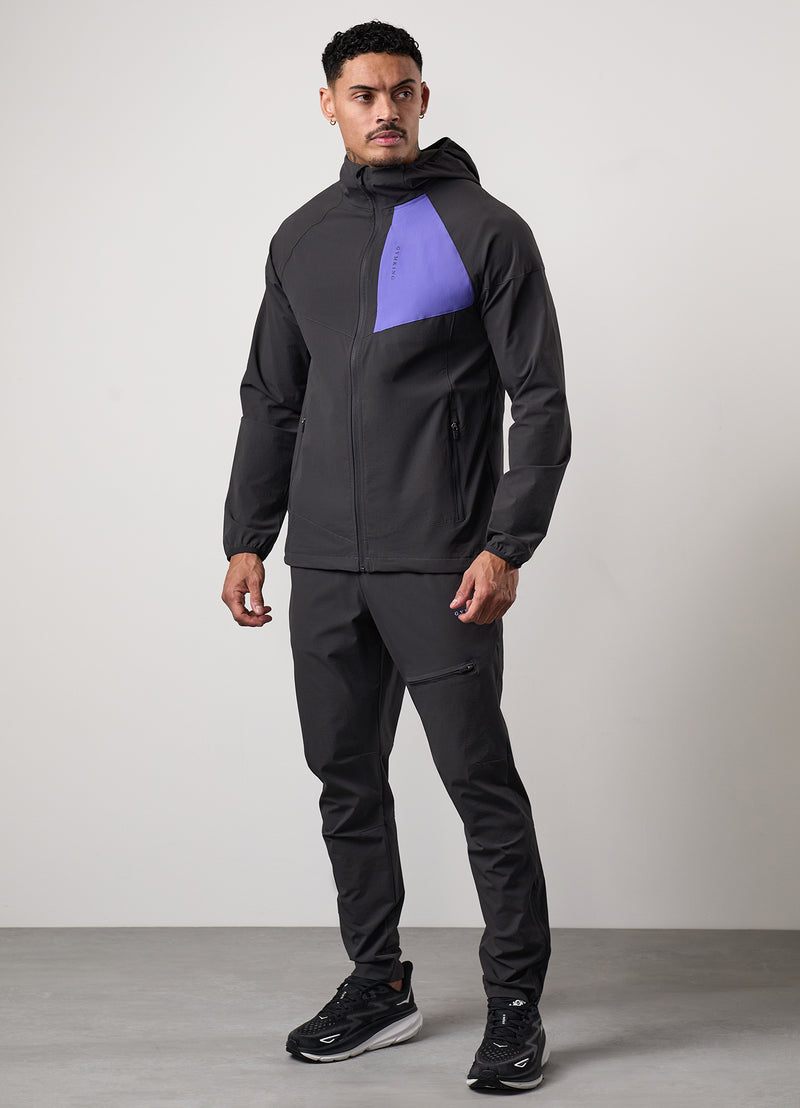 Gym King Fusion Tracksuit Bottom - Dark Pewter