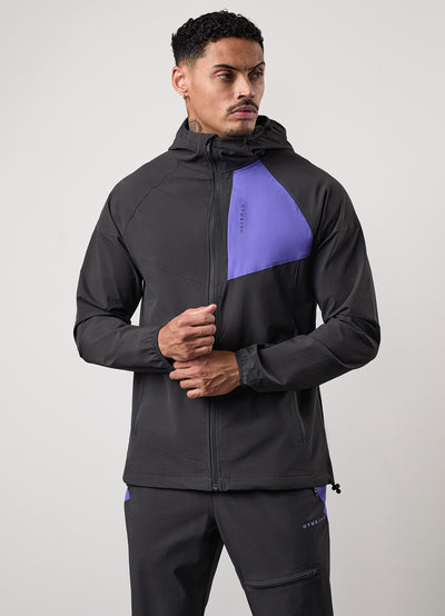 Gym King Fusion Tracksuit Top - Dark Pewter