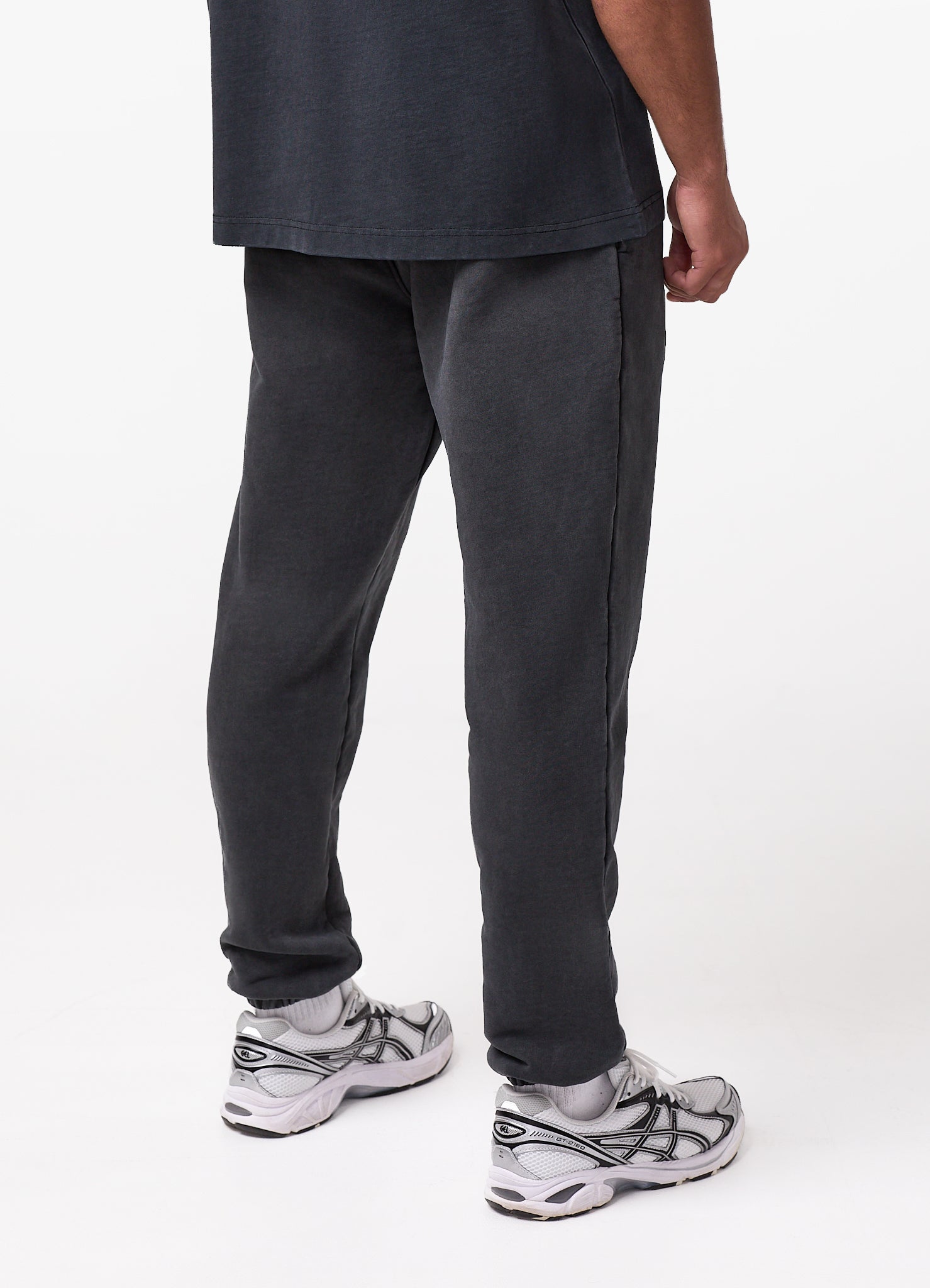 Gym King Fight Division Washed Gothic Jogger - Vintage Black