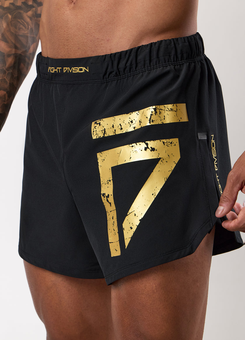 Gym King Fight Division Combat 5" Short - Black