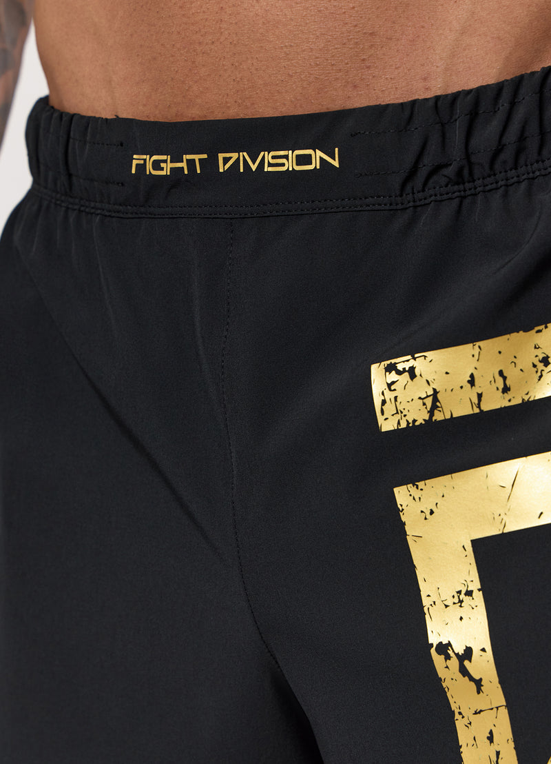 Gym King Fight Division Combat 5" Short - Black