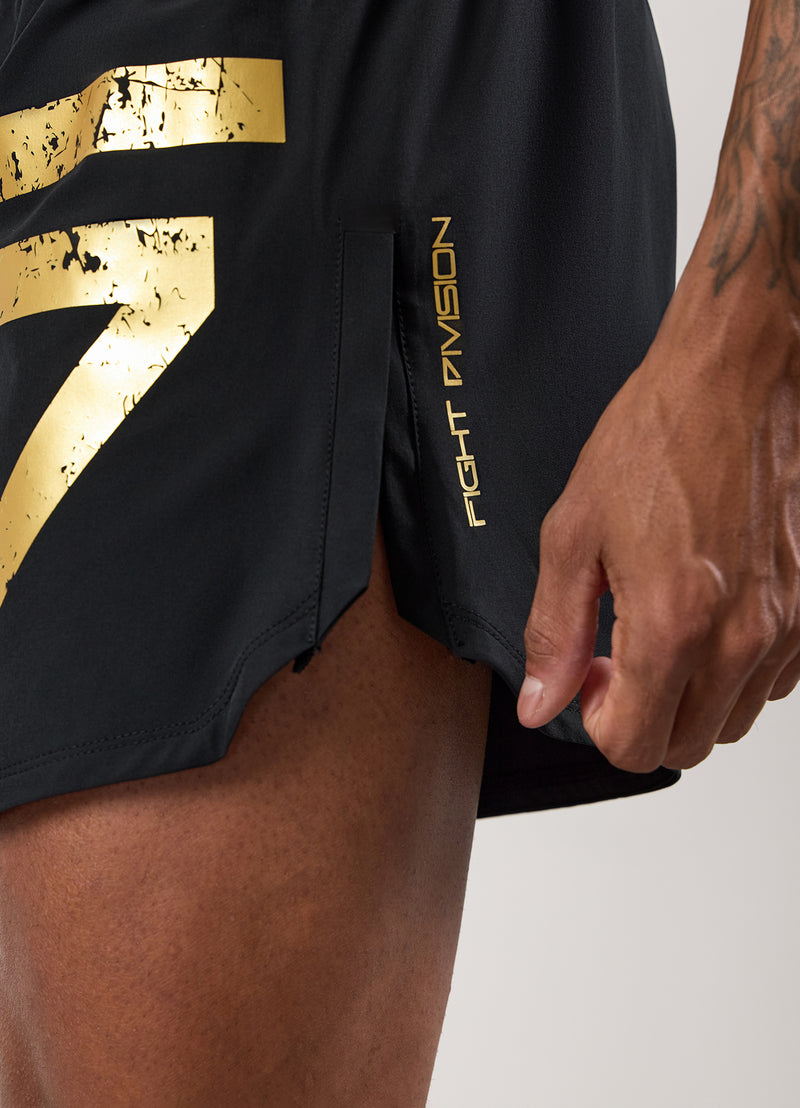 Gym King Fight Division Combat 5" Short - Black