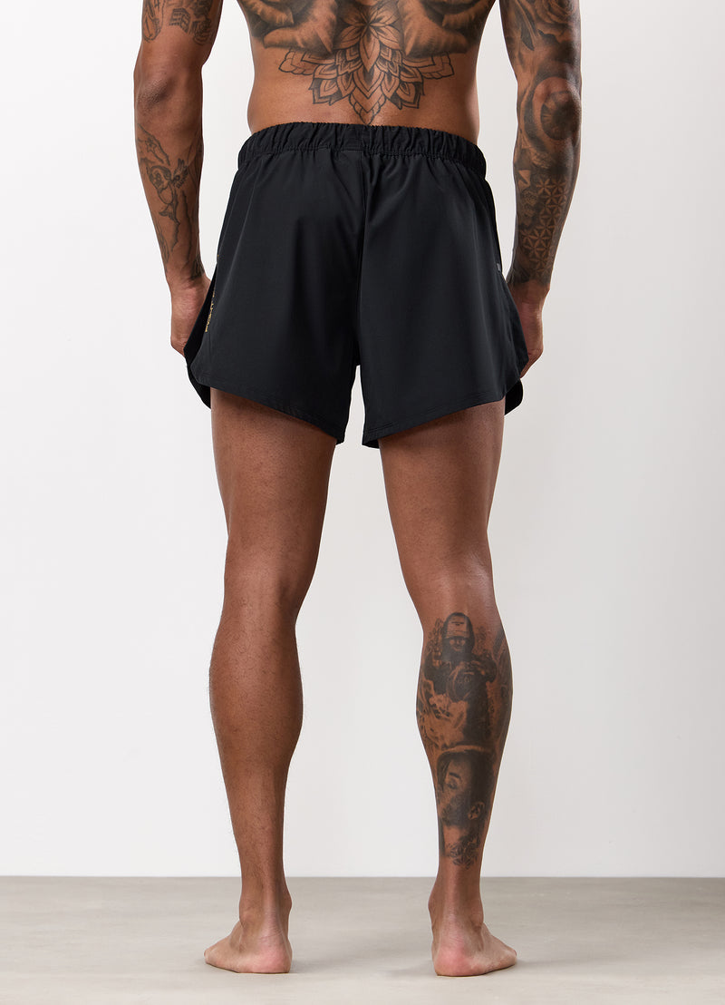 Gym King Fight Division Combat 5" Short - Black