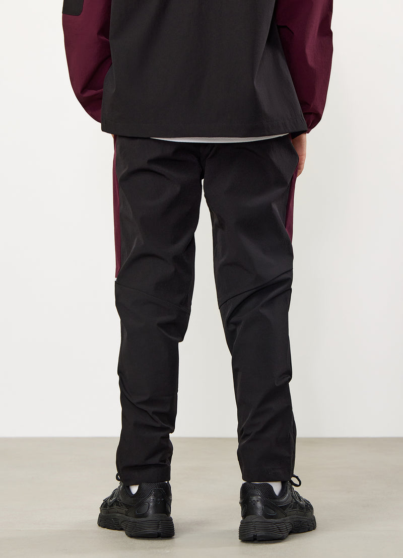 Gym King Kids Endurance Woven Pant - Black/Dark Cherry