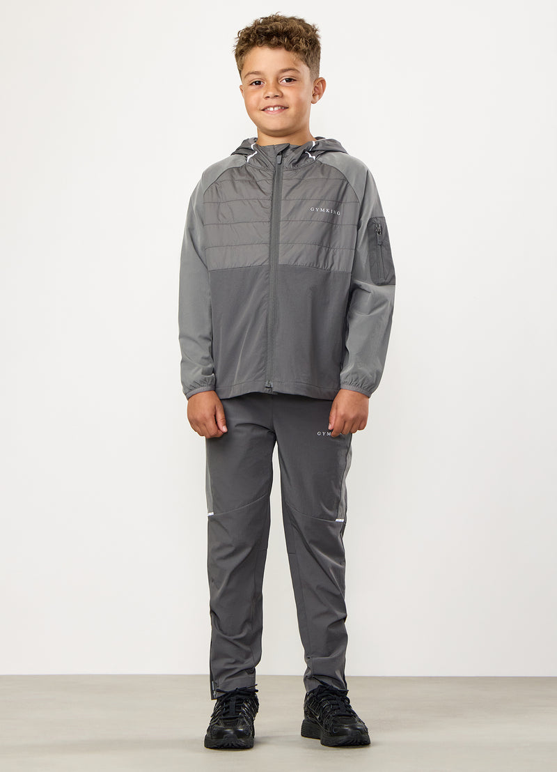 Gym King Kids Endurance Hybrid Jacket - Grey Multi