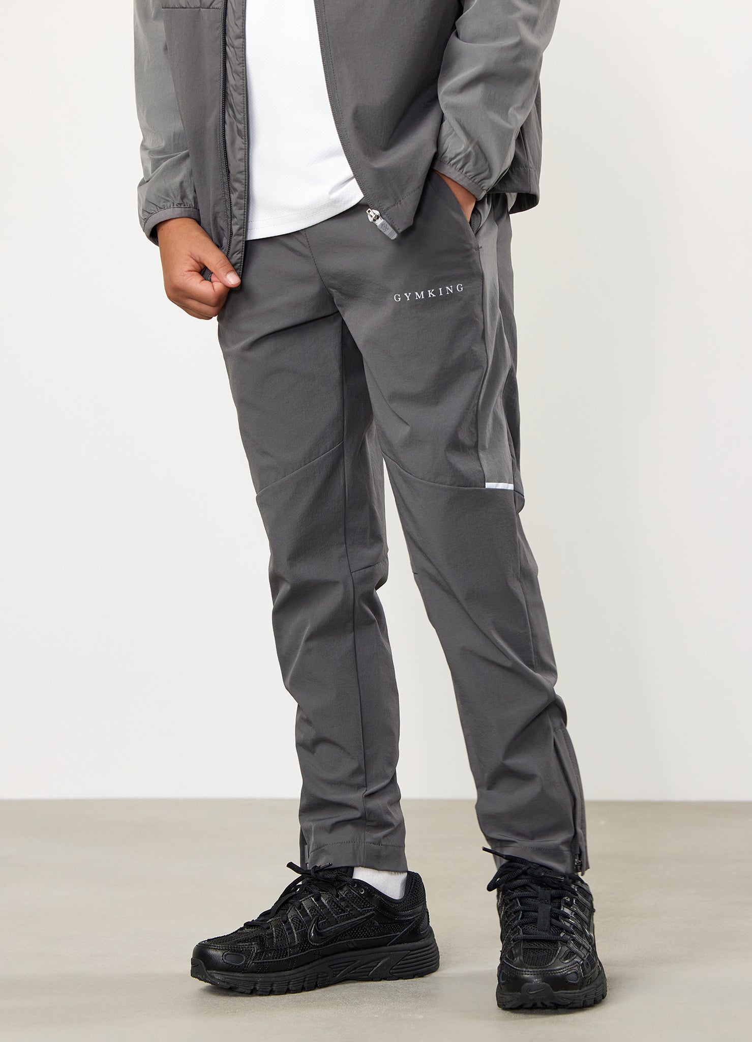 Gym King Kids Endurance Woven Pant - Grey Multi