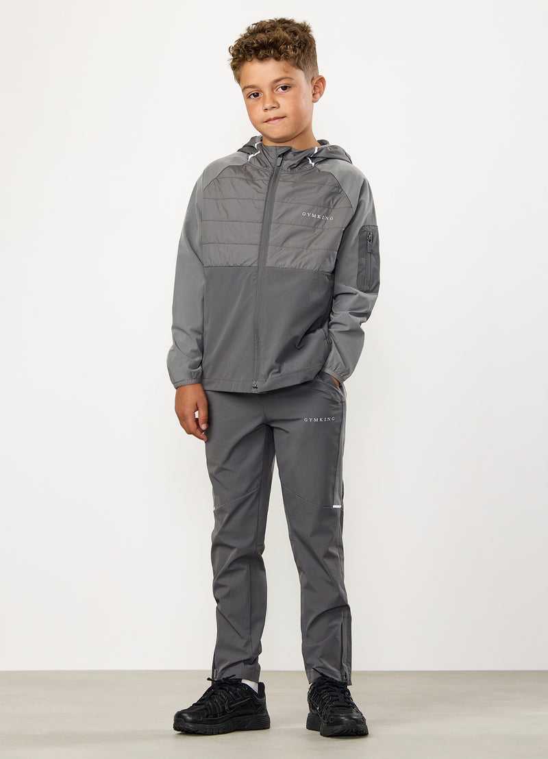 Gym King Kids Endurance Woven Pant - Grey Multi