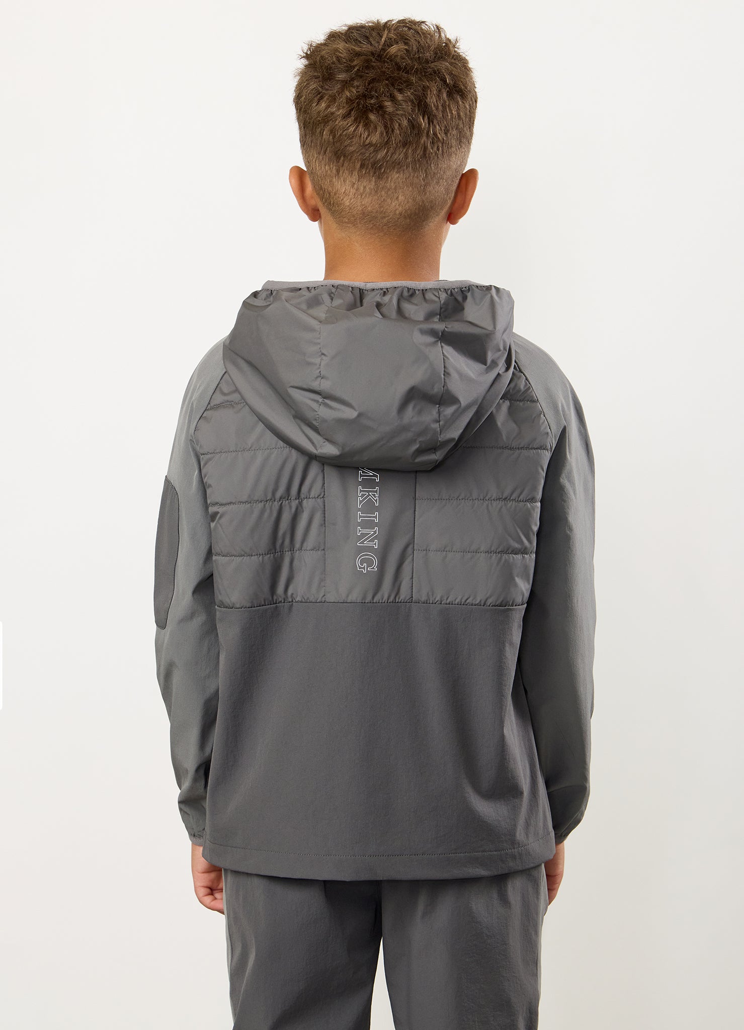 Gym King Kids Endurance Hybrid Jacket - Grey Multi