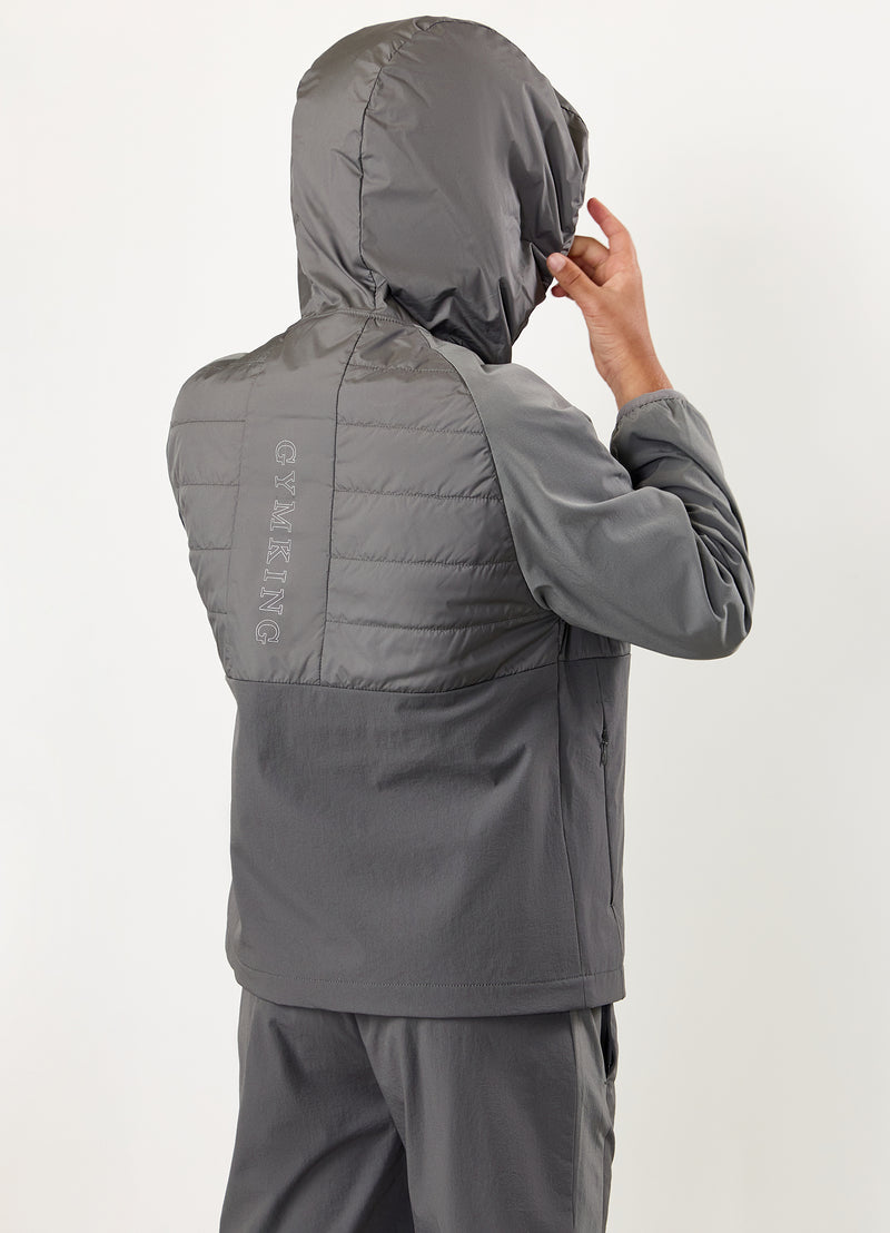 Gym King Kids Endurance Hybrid Jacket - Grey Multi