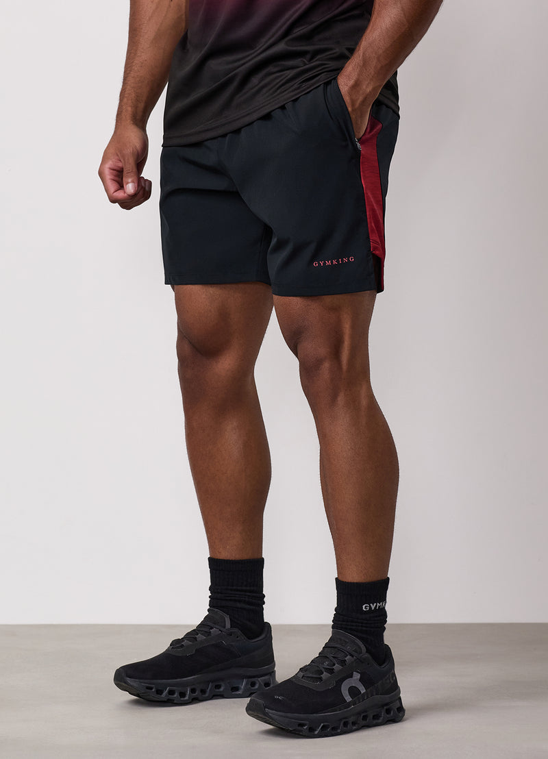 Gym King Ombre Space Dye Short - Salsa/Black
