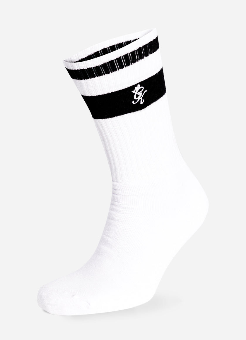 Gym King Kids Fundamental Sock (1PK) - White