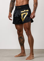 Gym King Fight Division Thai Boxing Short - Black/Gold thumbnail
