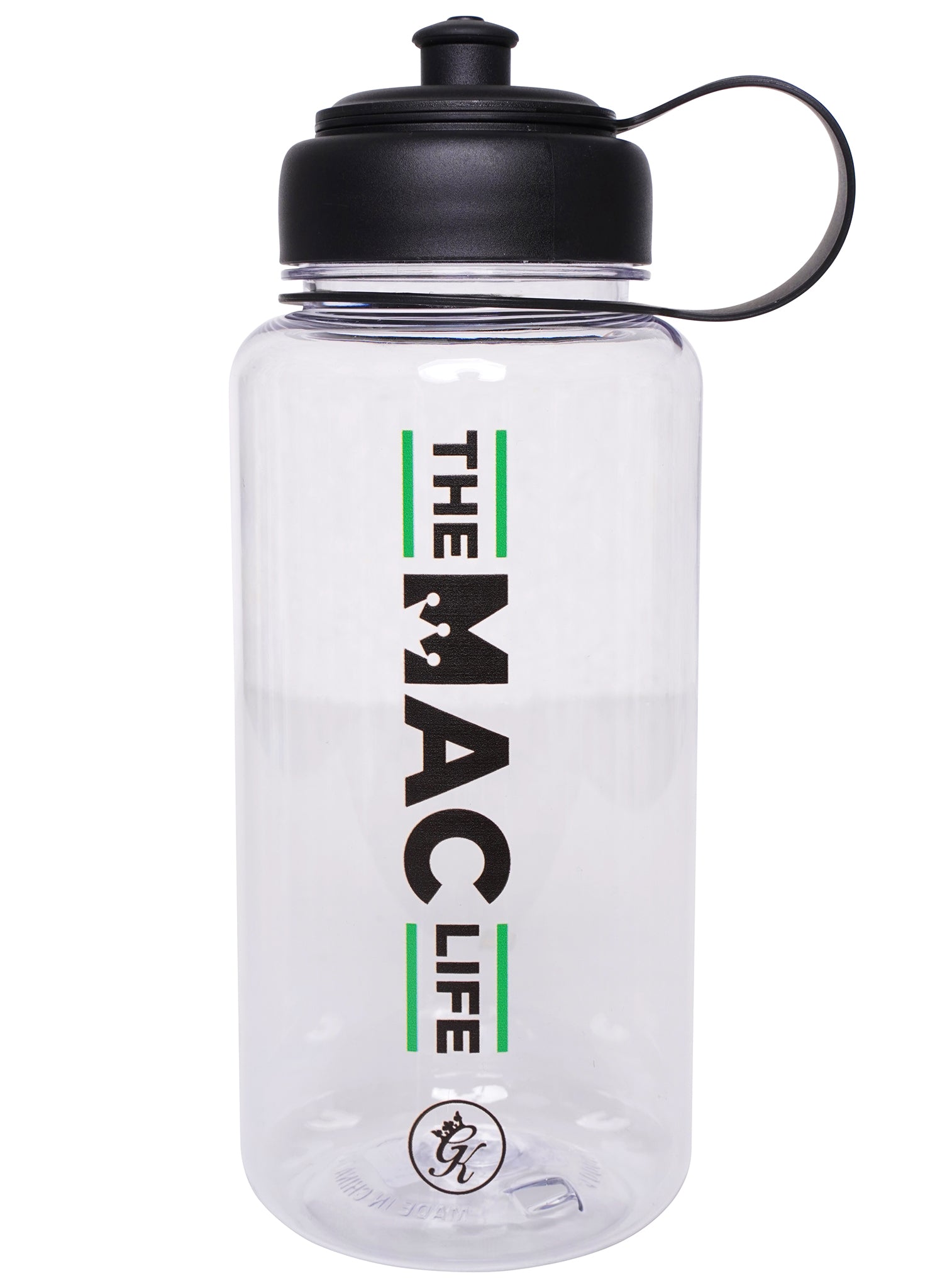 Gym King The MAC Water Bottle - Clear