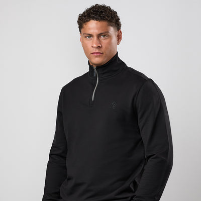 Gym King Victory 1/4 Zip - Black