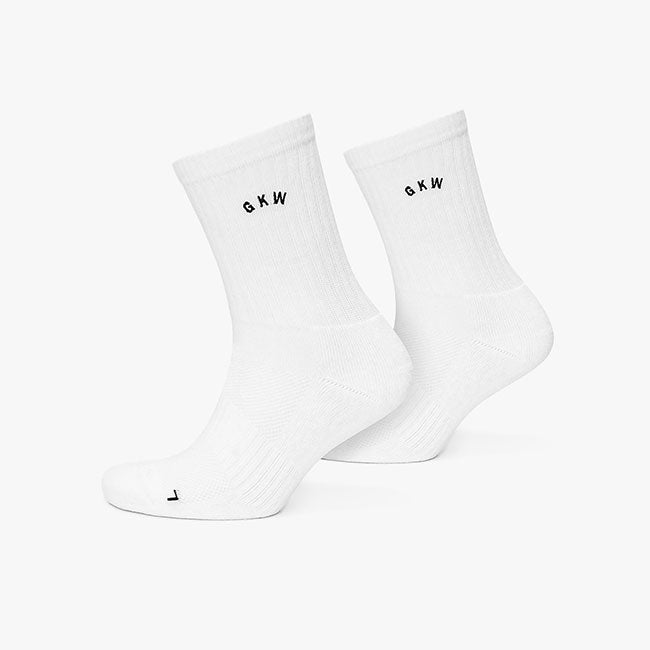 Gym King GKW Sock (2pk) - White
