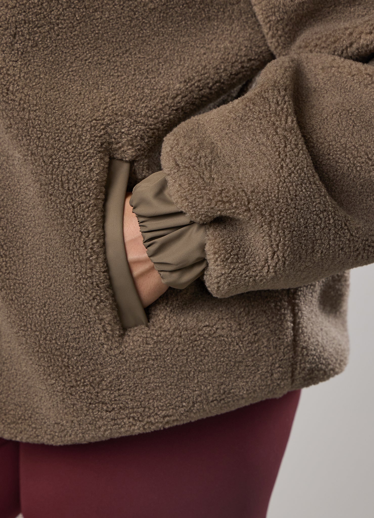 GKW Borg Full Zip Funnel - Truffle
