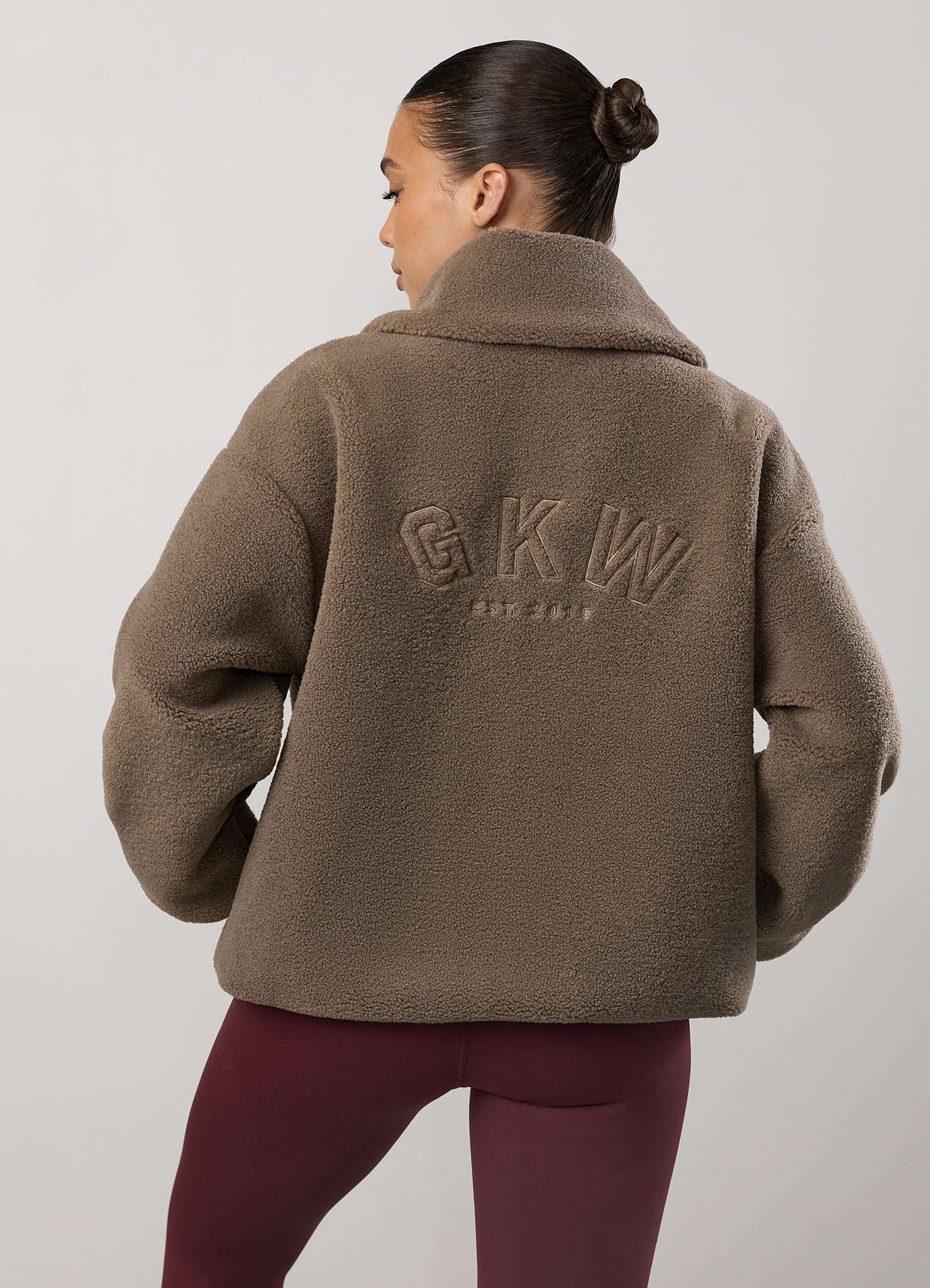 GKW Borg Full Zip Funnel - Truffle