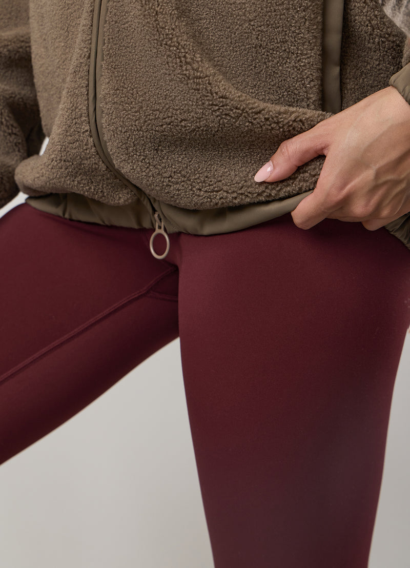 GKW Borg Full Zip Funnel - Truffle