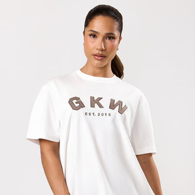 GKW Boyfriend Tee - Cream/Fawn