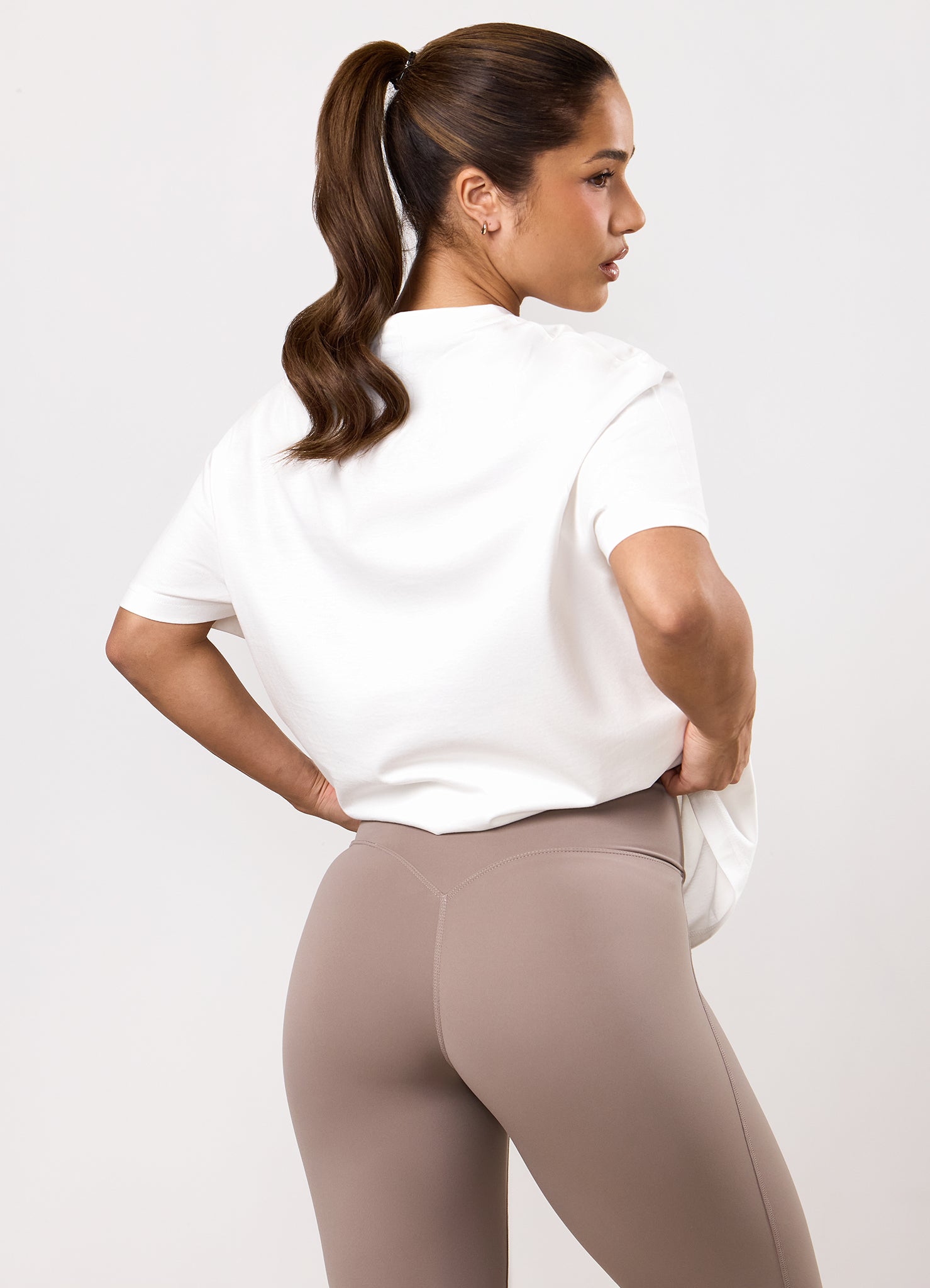 GKW Boyfriend Tee - Cream/Fawn