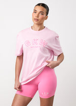 GKW Boyfriend Tee - Soft Pink/Carnation Pink thumbnail