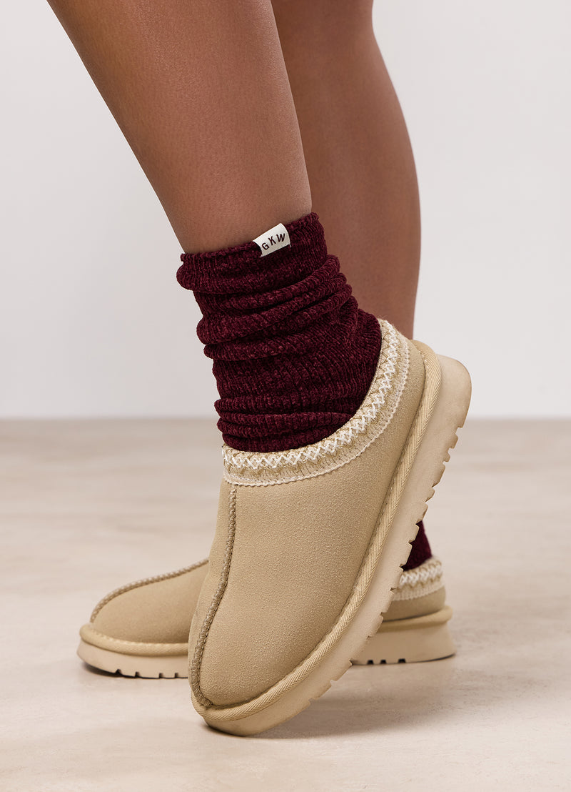 GKW Chenille Sock (1pk) - Fig