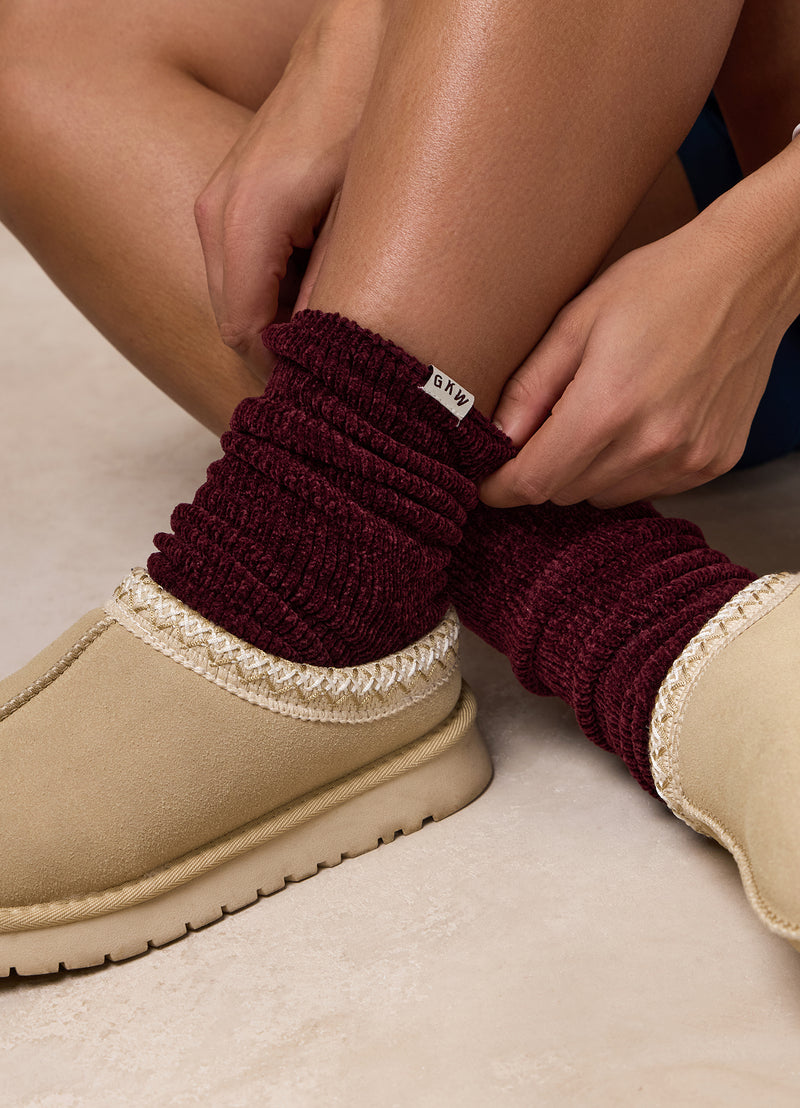 GKW Chenille Sock (1pk) - Fig