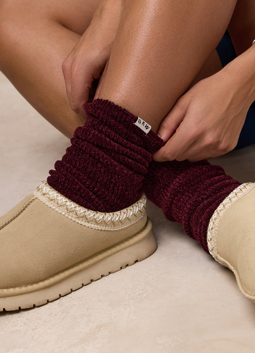 GKW Chenille Sock (1pk) - Fig