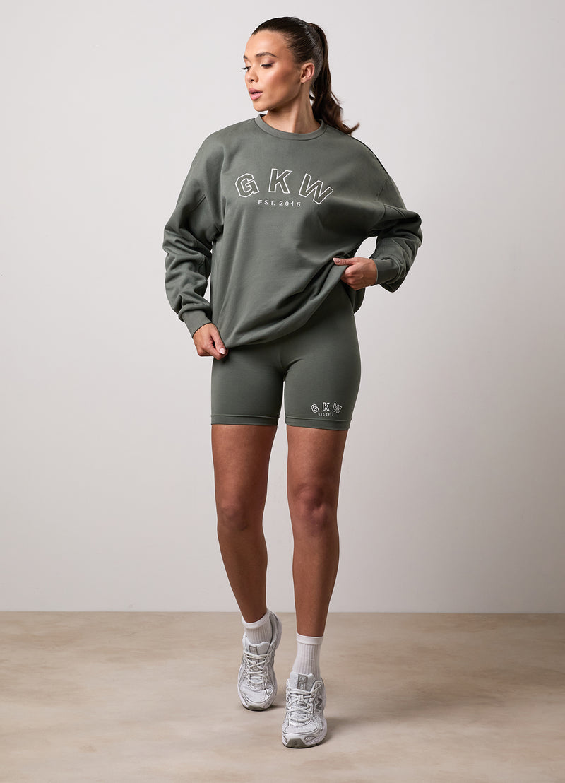 GKW Oversized Crew - Dusk Green