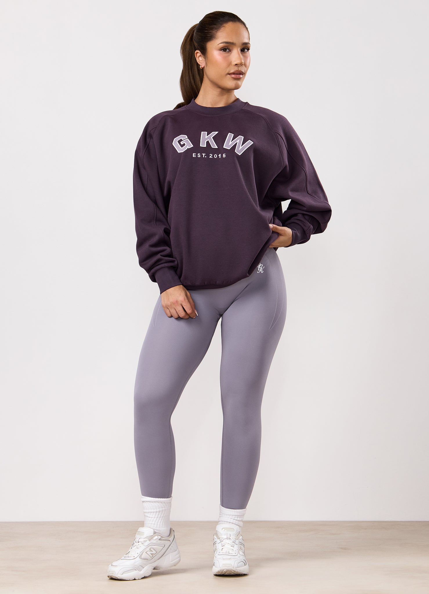 GKW Oversized Crew - Deep Purple