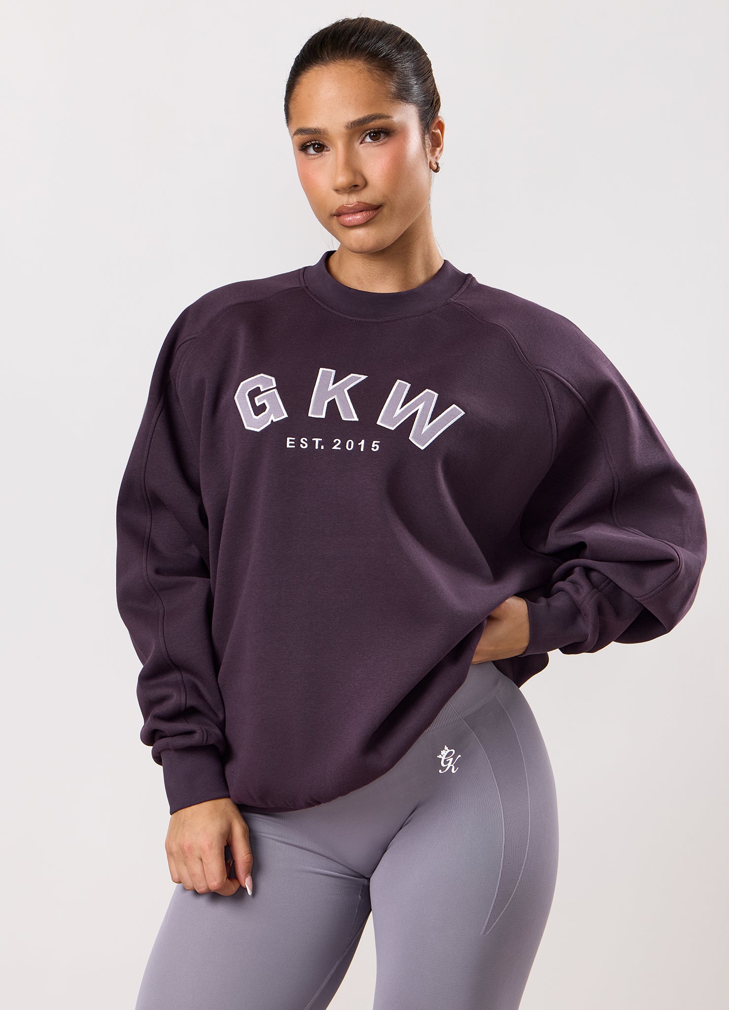 GKW Oversized Crew - Deep Purple
