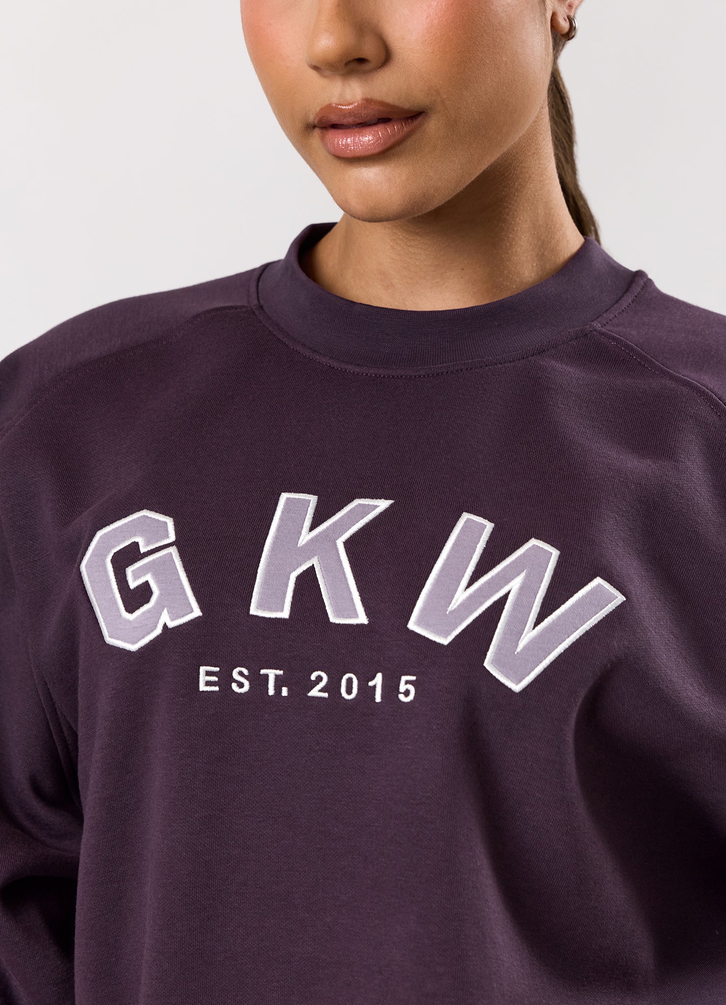 GKW Oversized Crew - Deep Purple