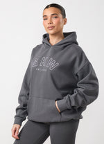 GKW Relaxed Fit Hoodie - Gunmetal Grey/Hyacinth thumbnail